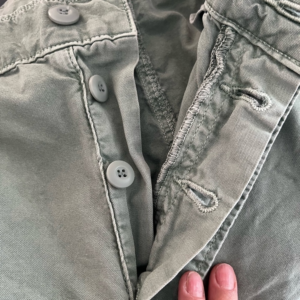 NSF Hodges Cotton Cargo Carpenter Pants Military Green Sz 30 - Picture 6 of 8